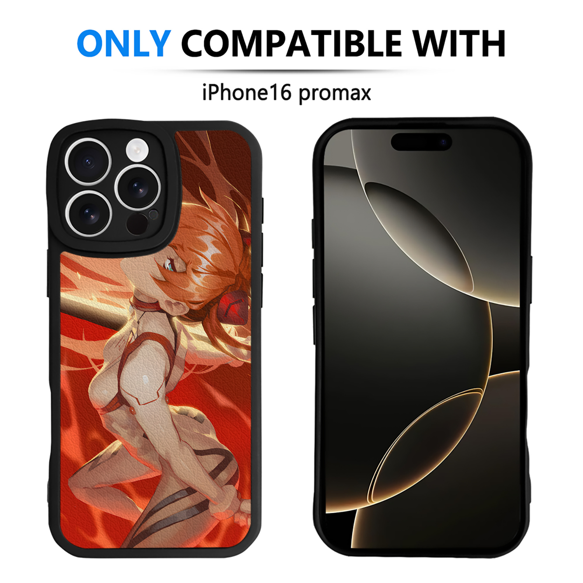 （画像用） EVA 新世紀エヴァンゲリオン 【iPhone 16シリーズ対応】シリコンスマホケース（レザー調） 材質：シリコン